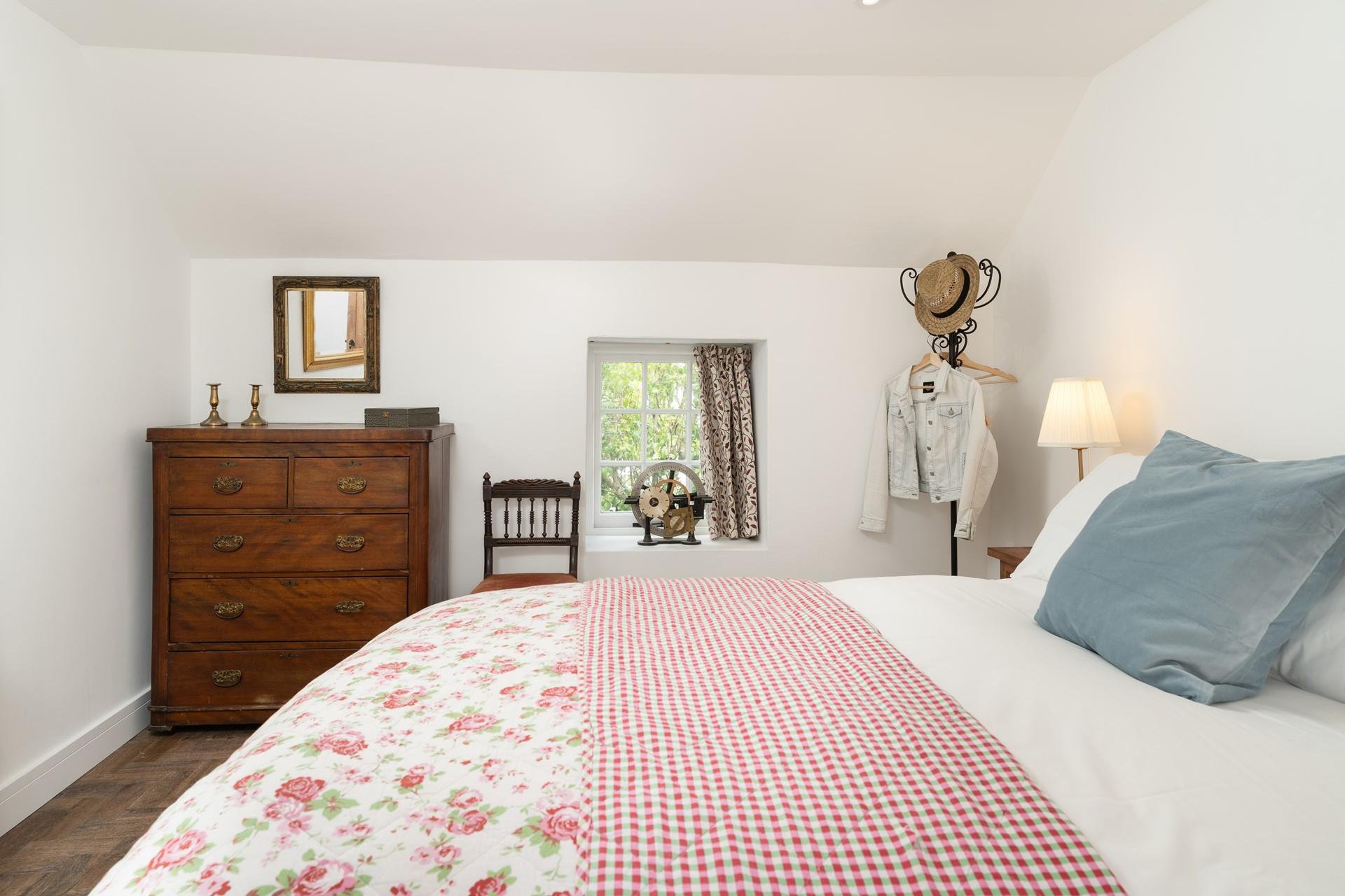 Cosy into bed after a busy day walking the coast path.