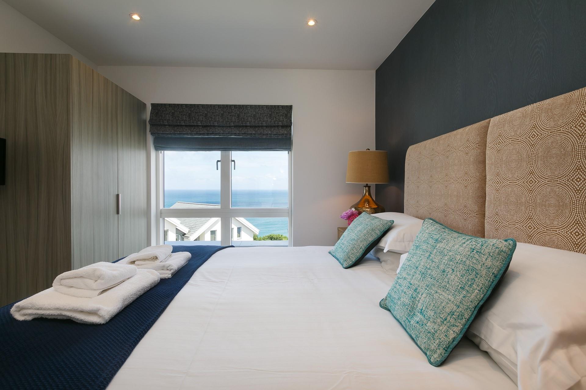 Bedroom 1 is located on the first floor of the apartment.