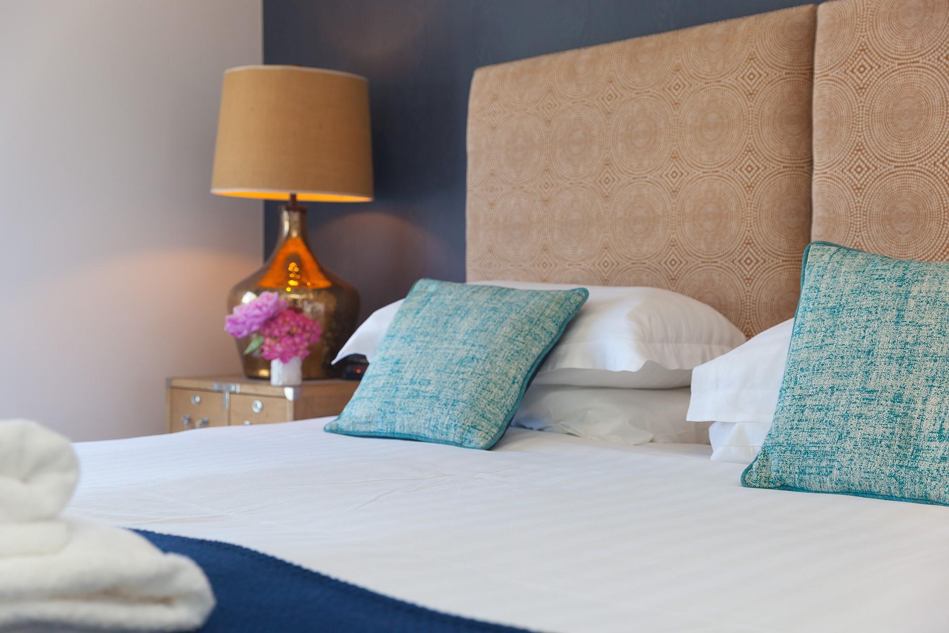 Bedroom 1 is stylishly decorated and a great space to relax.