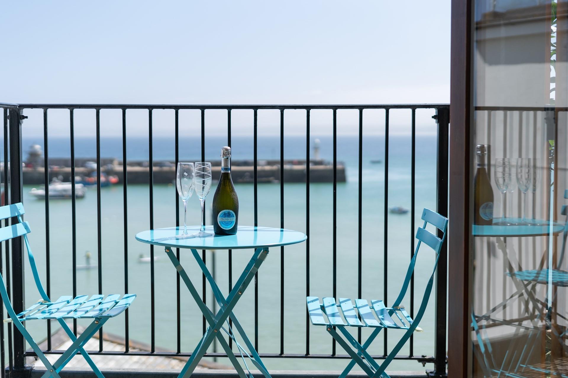 You couldn't wish for a better view whilst unwinding in the evening.