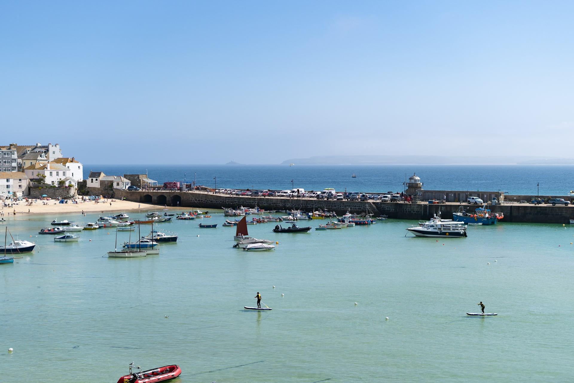 Take a morning dip in the sea to start your day off right.