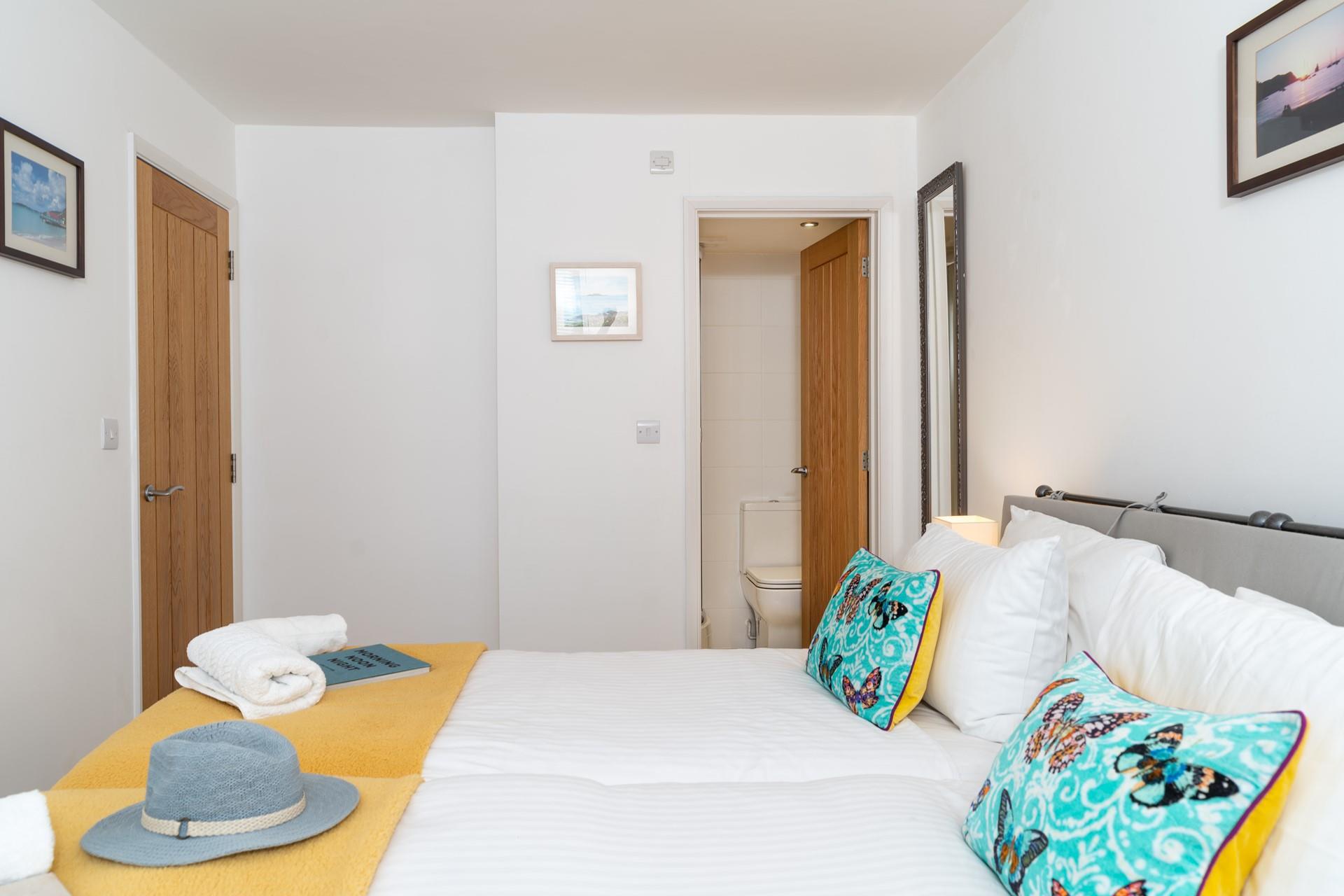 You have the luxury of a bathroom each here!