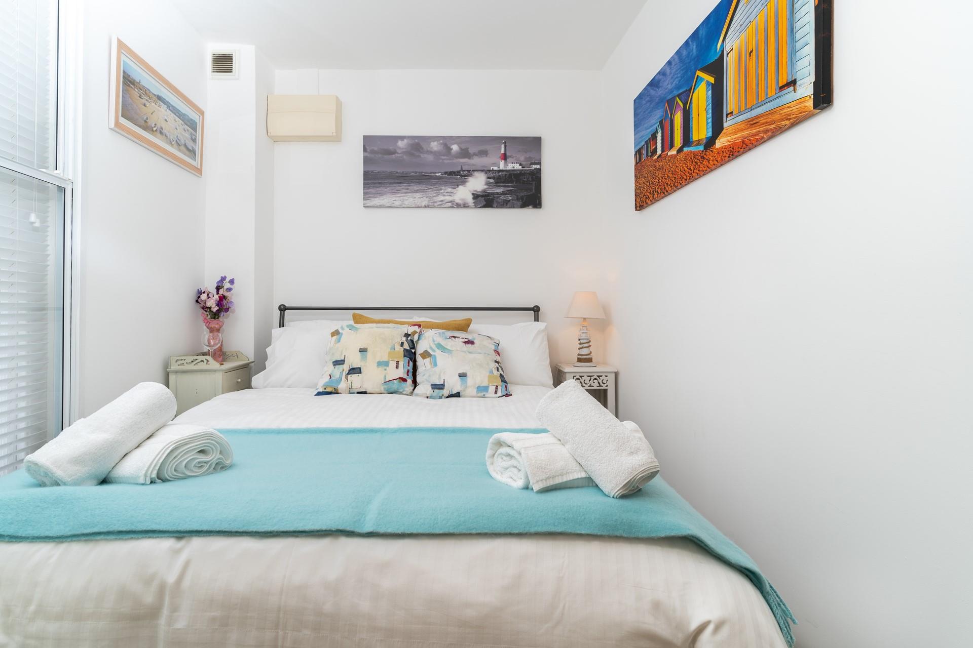 Cosy into the double bed and drift off for a peaceful night's sleep.