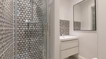 Start your day right with a hot shower and then head to the kitchen to fill up on breakfast.