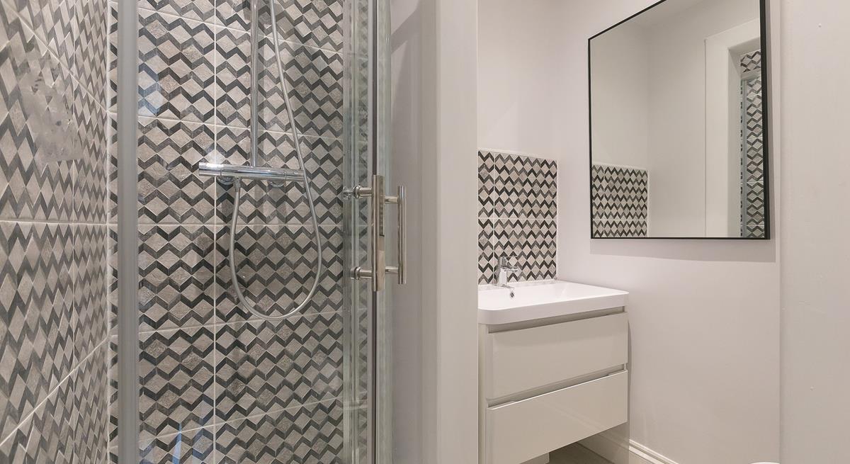 Start your day right with a hot shower and then head to the kitchen to fill up on breakfast.