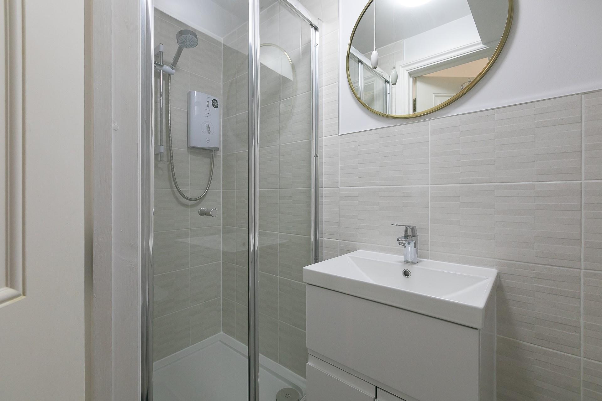 Wash off the sand in a refreshing shower before deciding what to do for dinner.