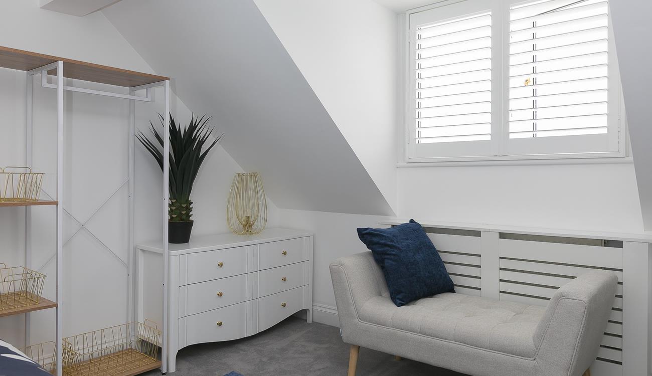 As it starts to go chilly outside when the sun goes down, come inside and snuggle up in your cosy bedroom.