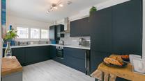 The large kitchen is perfect for the whole family to get stuck into the cooking.