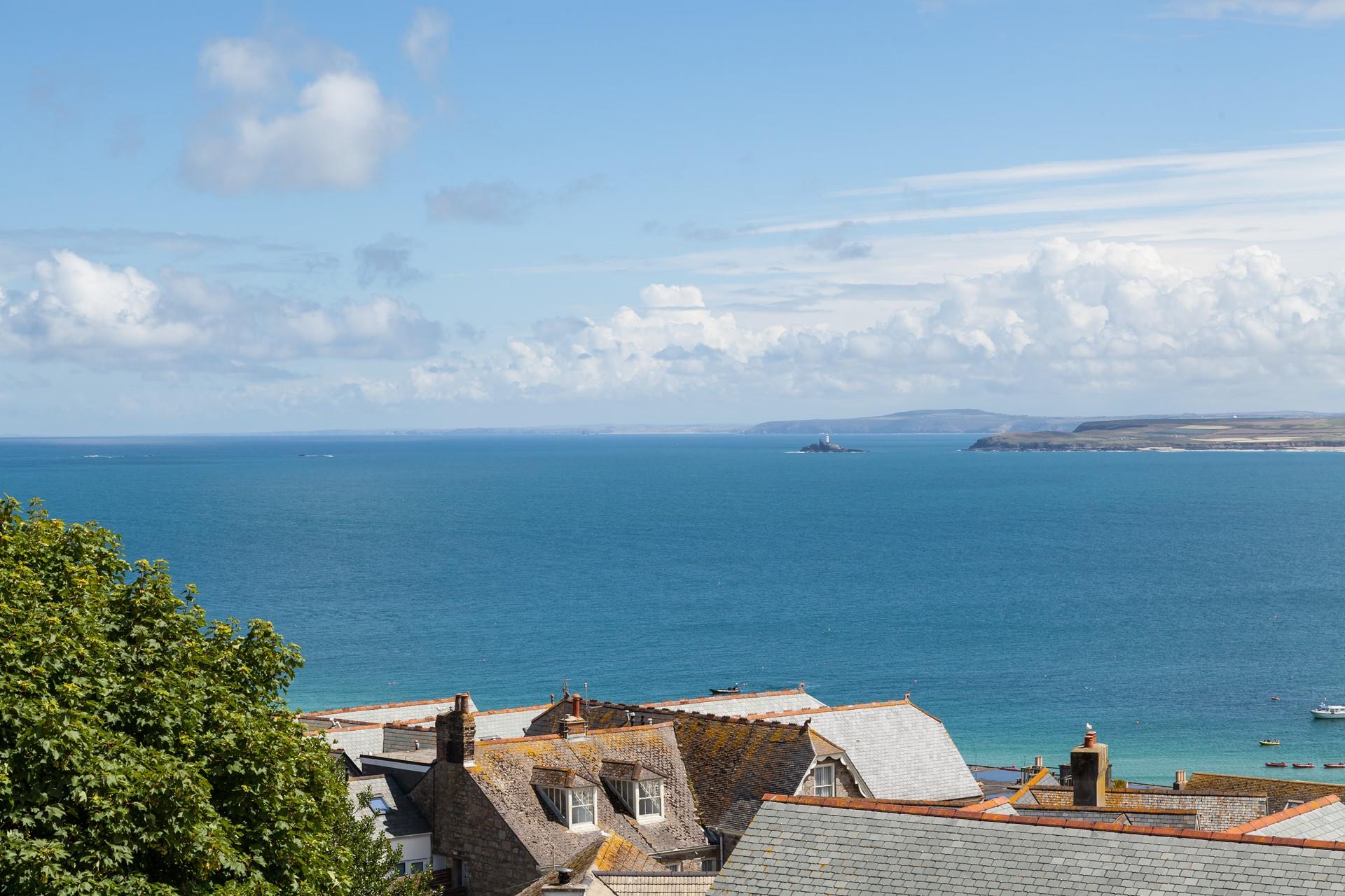 Within 10 minutes you can be walking on the soft sand of Porthminster beach.