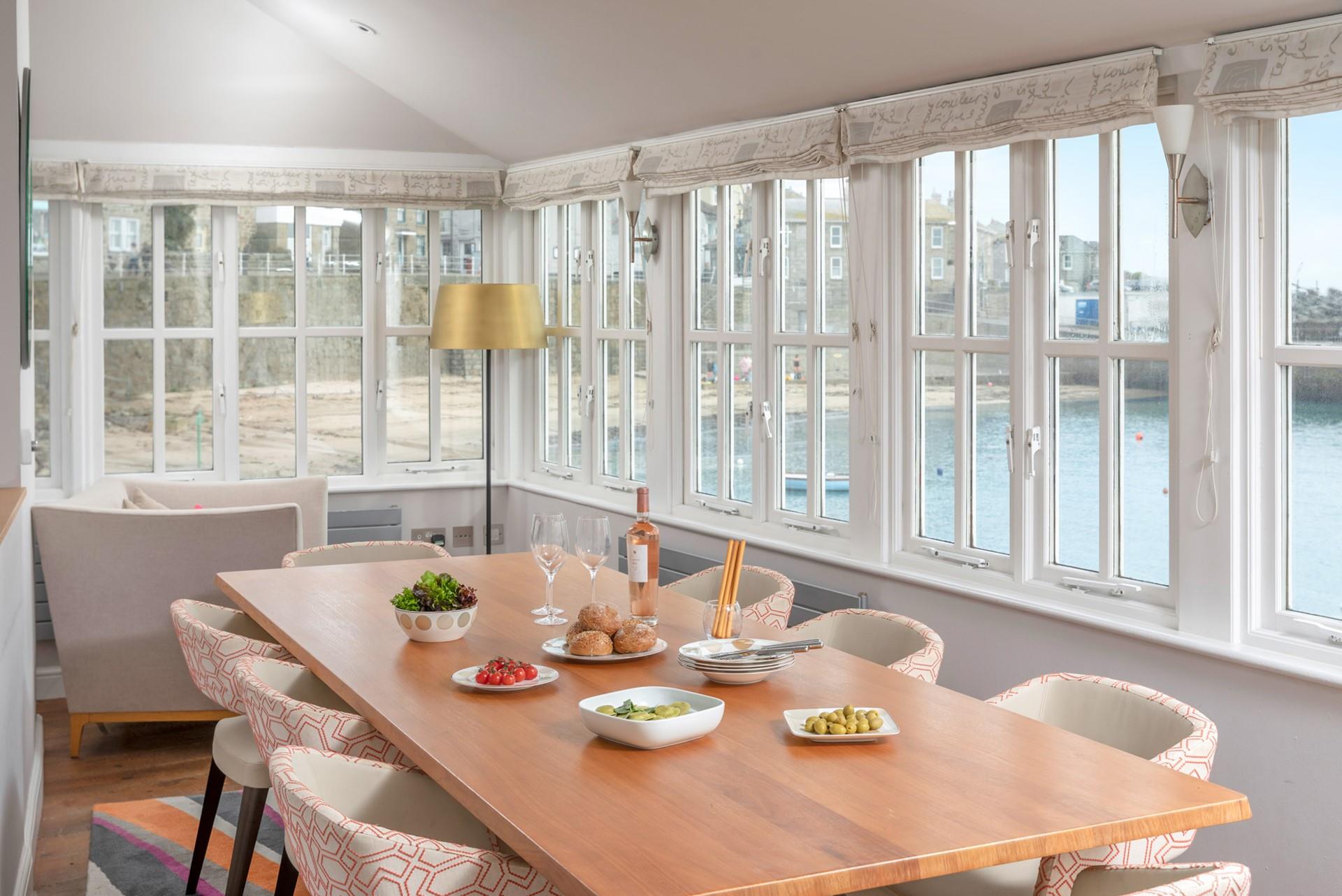 While away the hours, watching harbour life unfold before you.