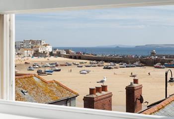 Enjoy far-reaching views across to Godrevy Lighthouse.