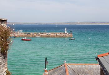 Take a sunny morning swim in the harbour.