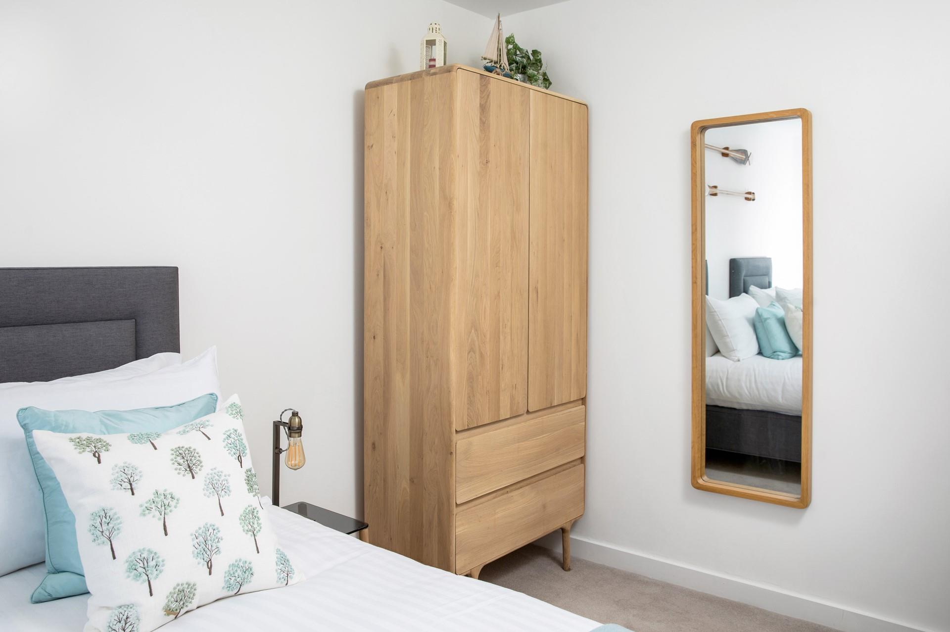 Pack all your clothes into the wardrobe when you arrive, there is plenty of storage space for all guests.