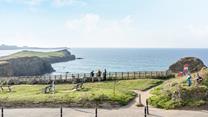 Stroll out your front door and you are moments from Porth Beach.