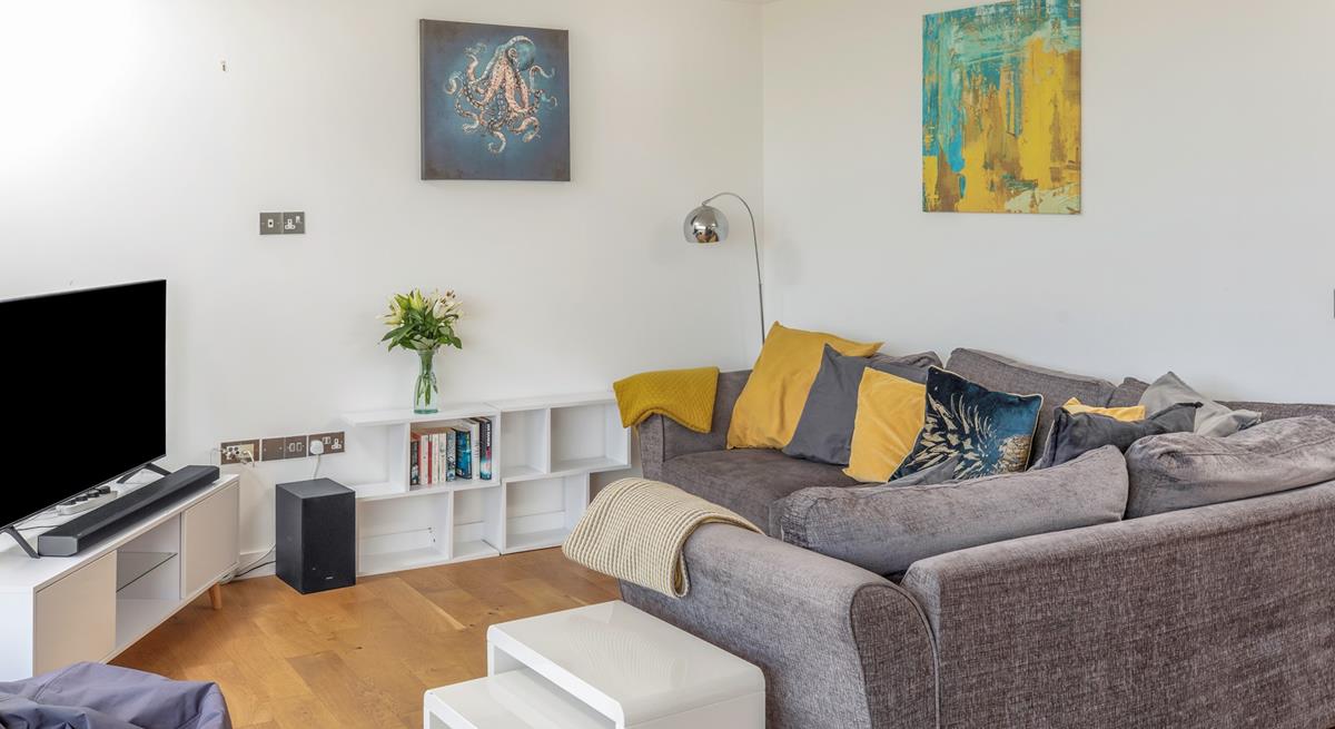 Sink into the cosy sofa and enjoy a family movie night.