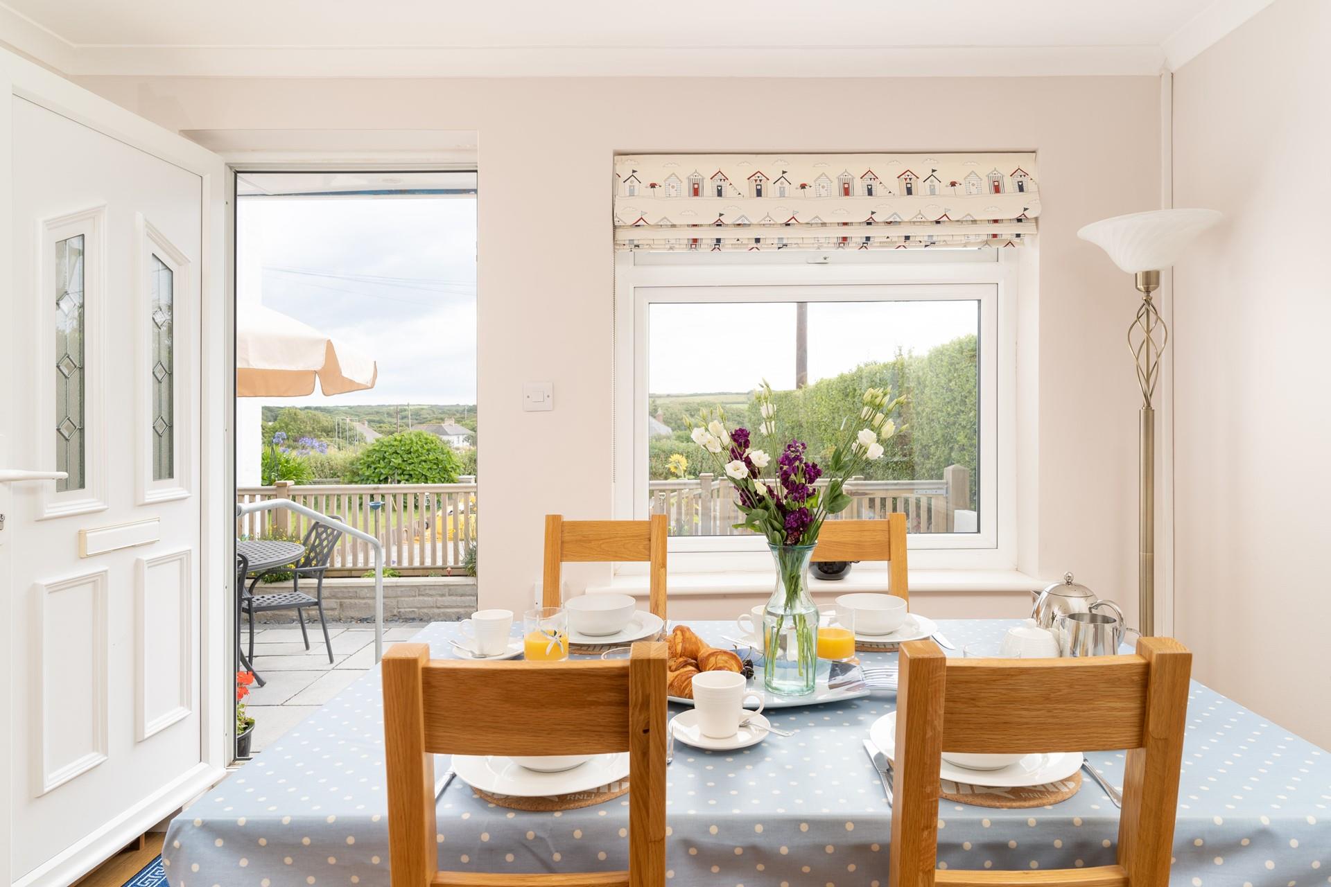 Plan your day of adventures while you listen to nothing but the local birdsong.