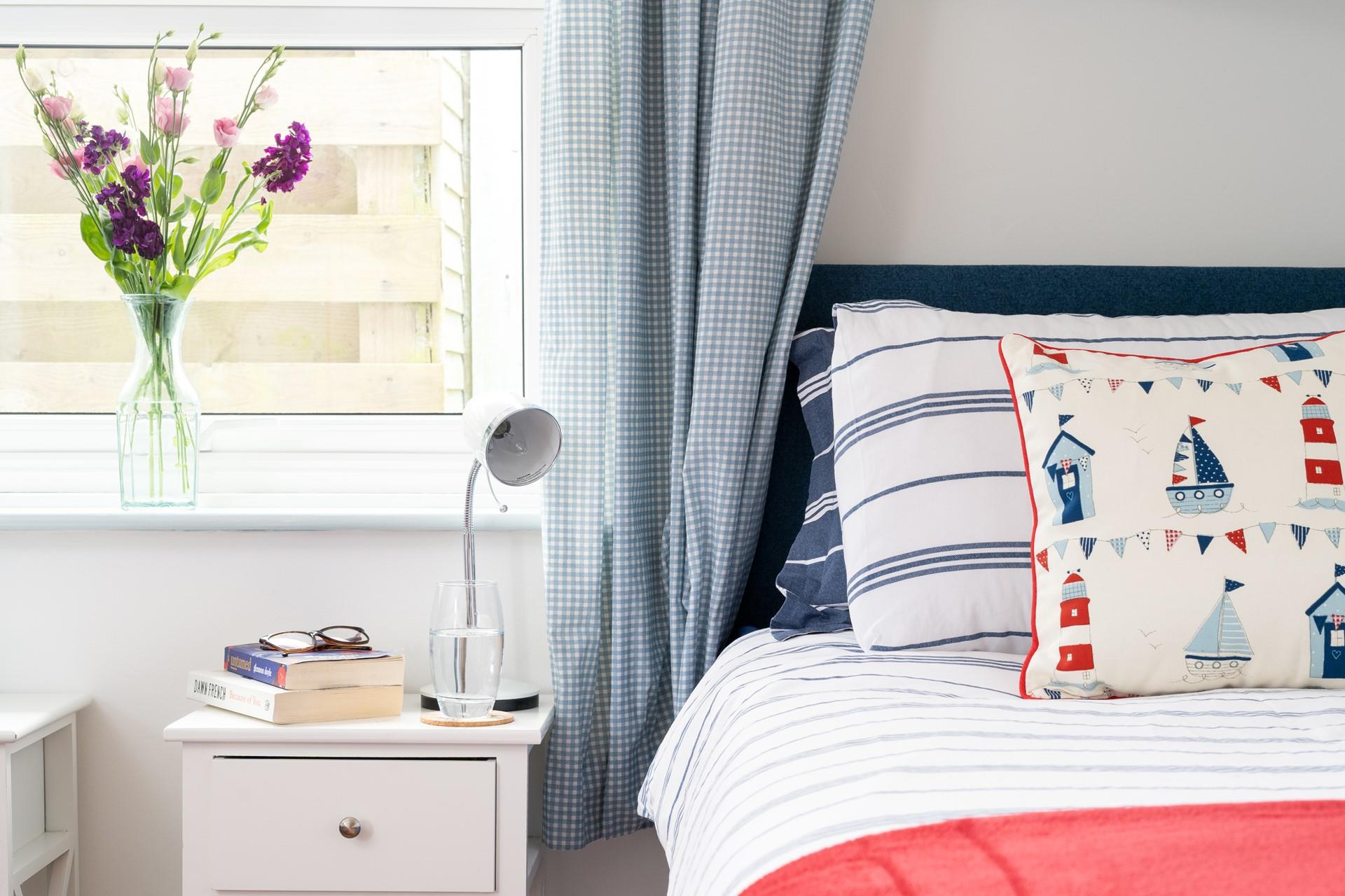 Get lost in your latest read and drift off into a blissful sleep after your day of adventures. 