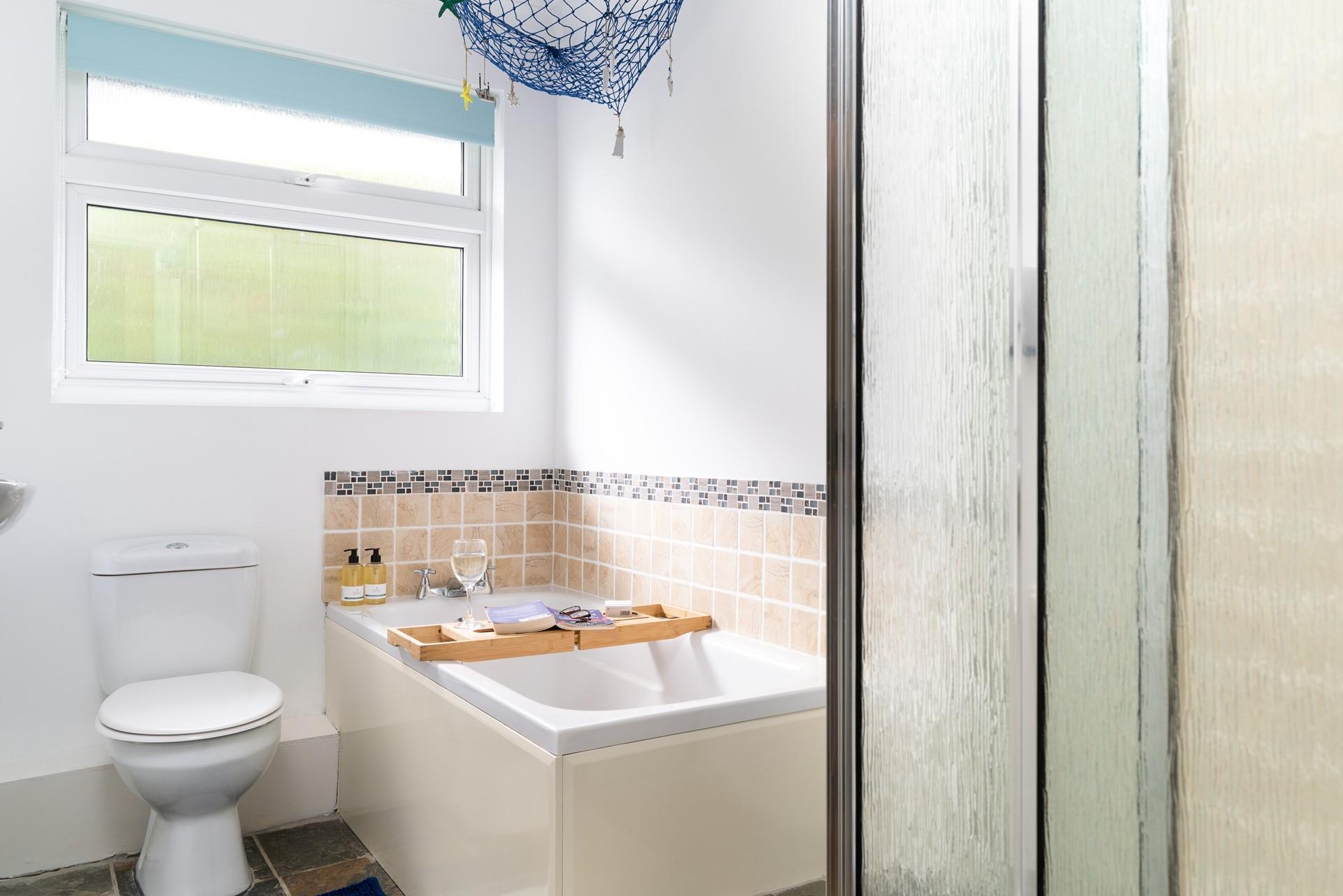 Soak your legs after a long day of walking on the cliffs or surfing the waves.