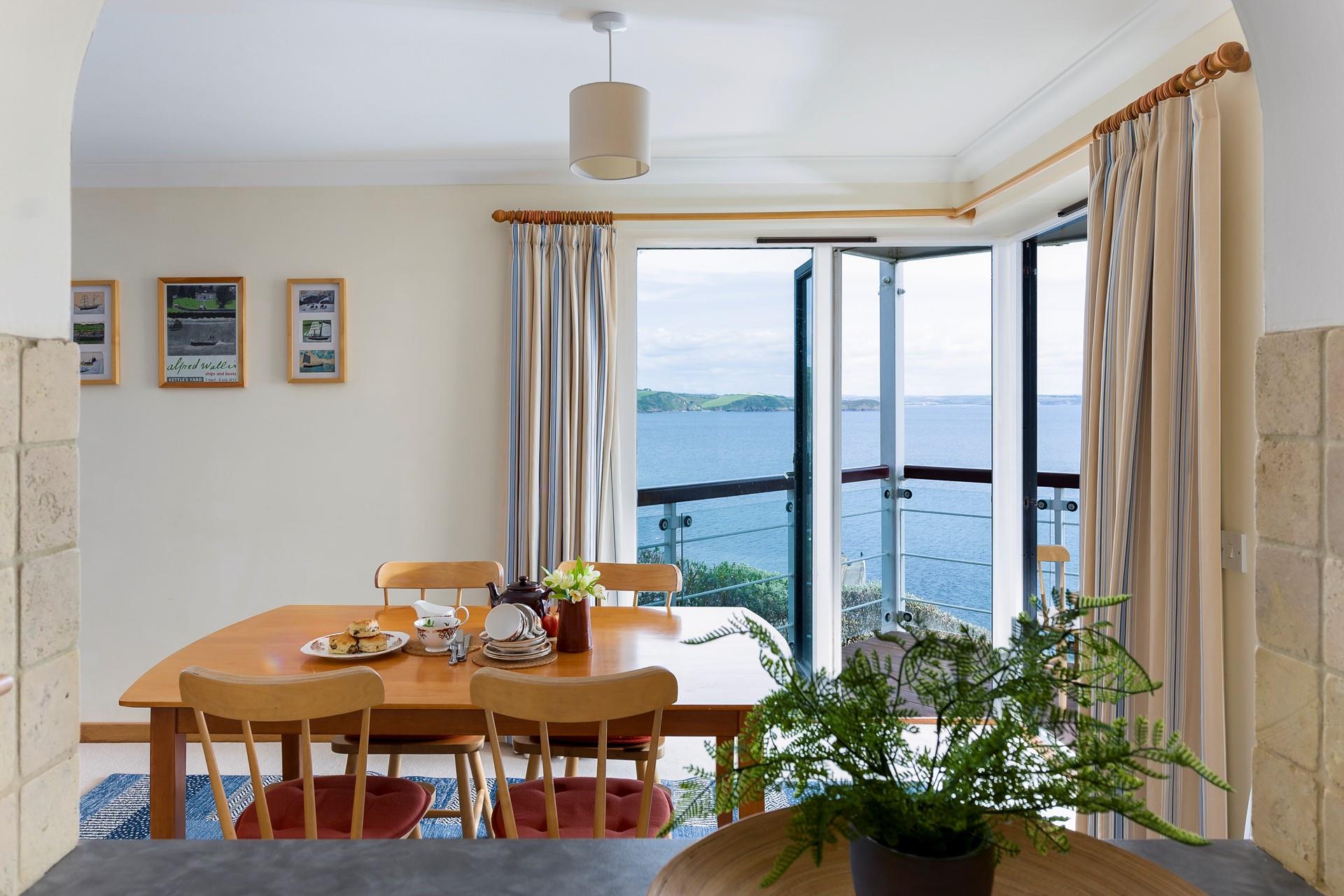 Open the patio doors and let the fresh air into the apartment.