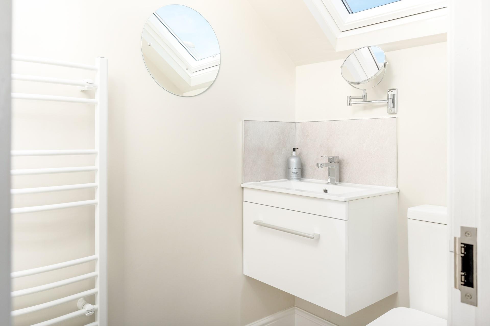 The property has 3 bathrooms so there is plenty of space for the whole family to get ready every day.