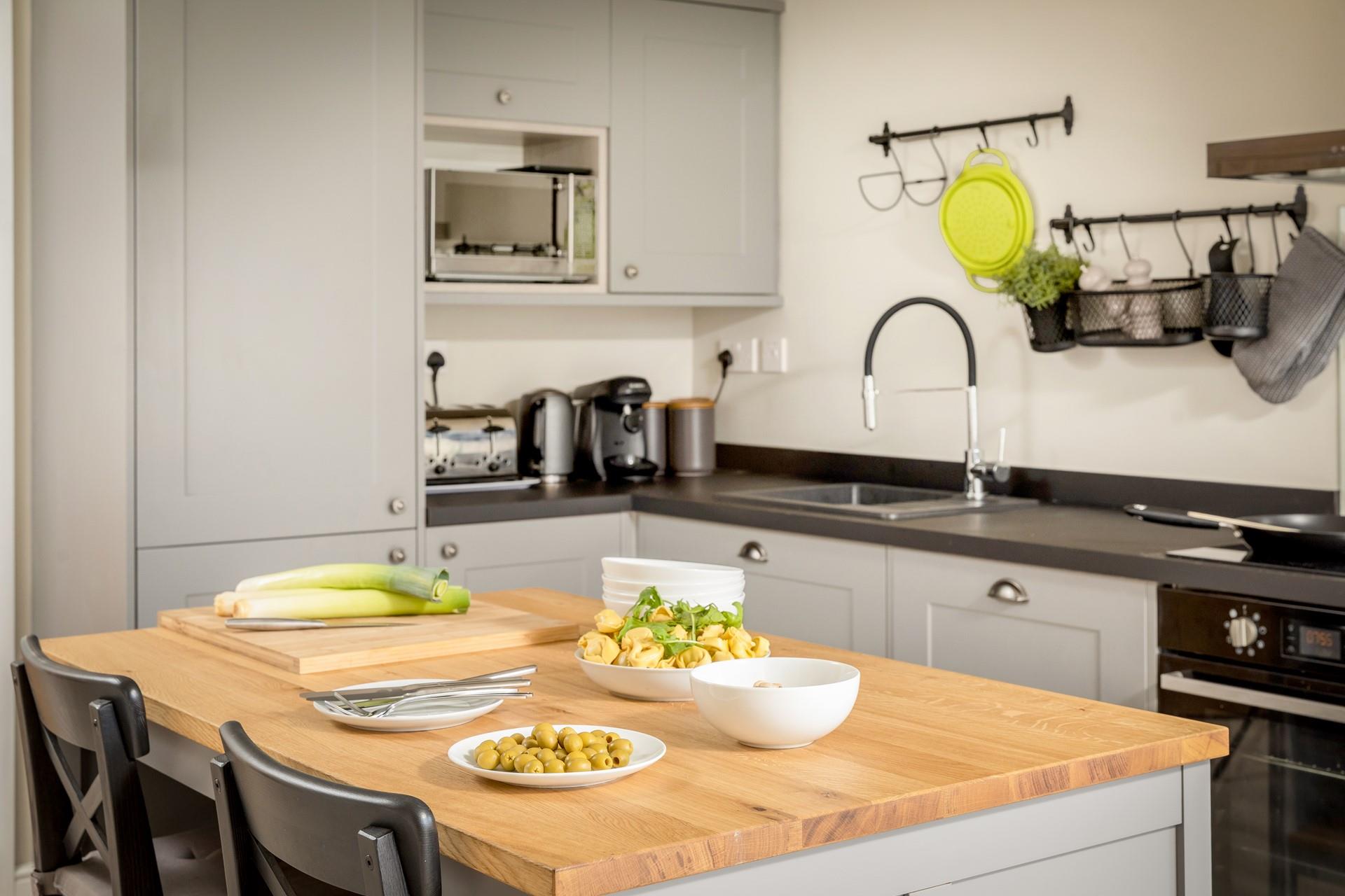 Enjoy a family dinner party with tasty local fresh food.