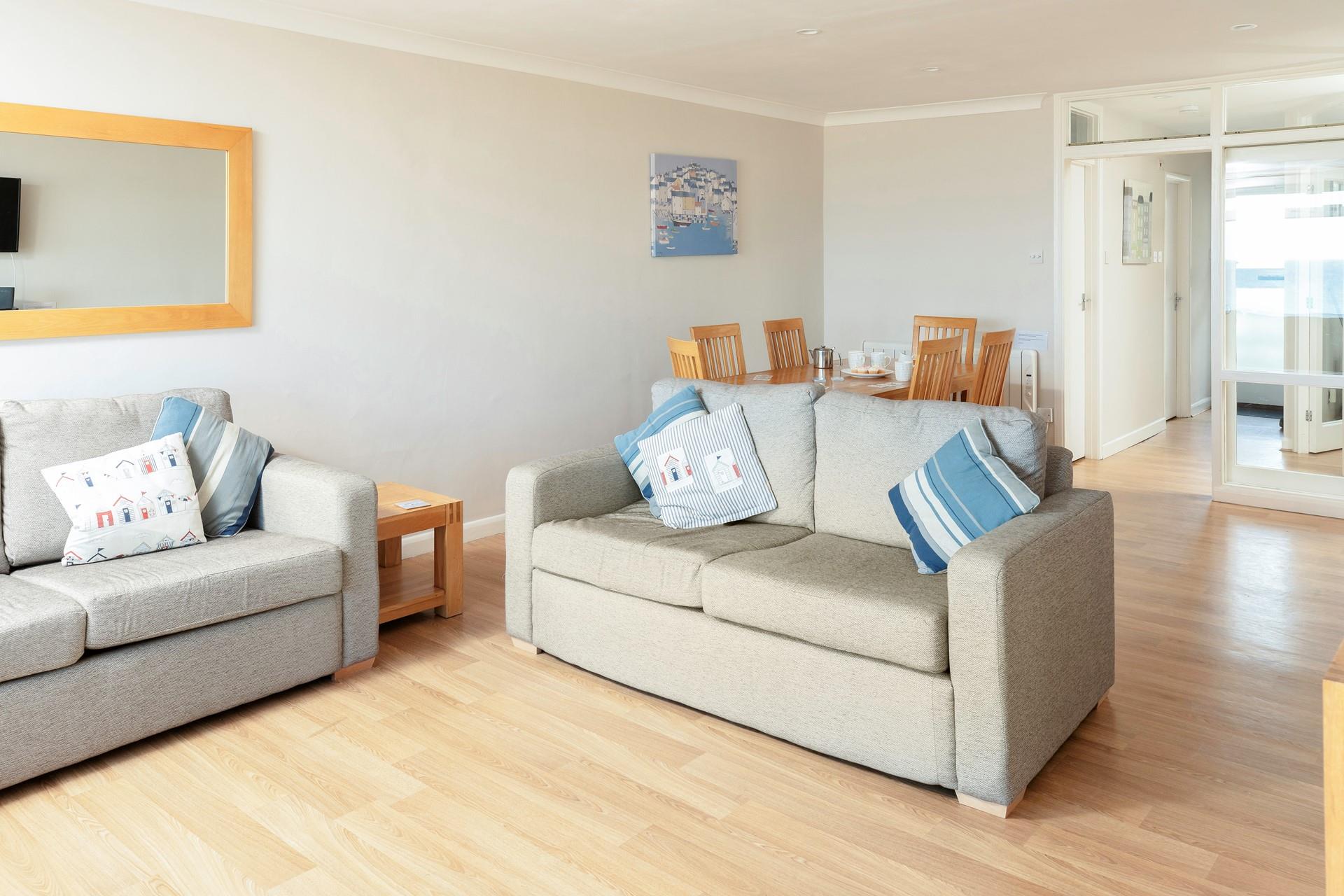 Make the most of time together with open plan living and dining.