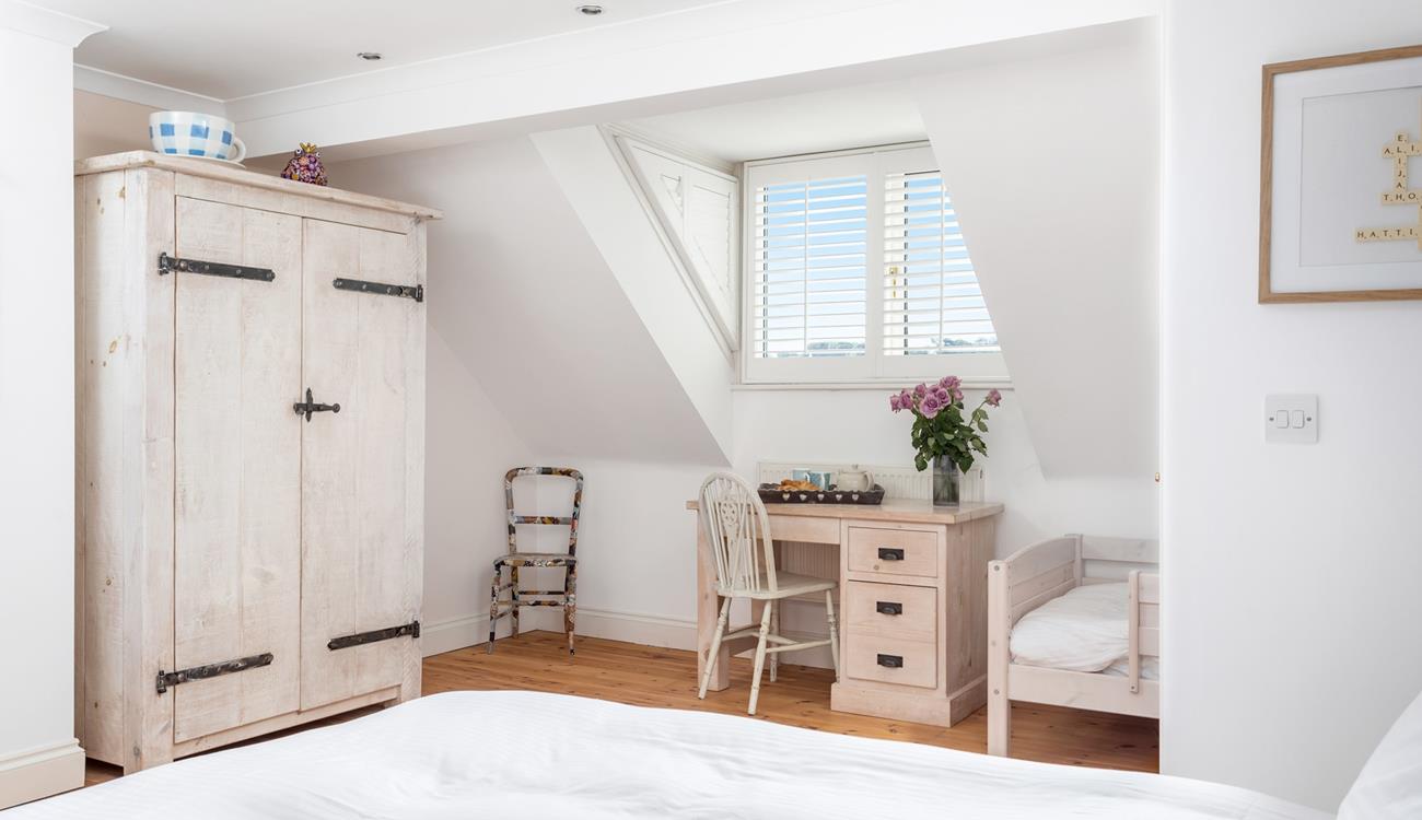 Bedroom 4 has ample furnishings so you don't have to pack light.