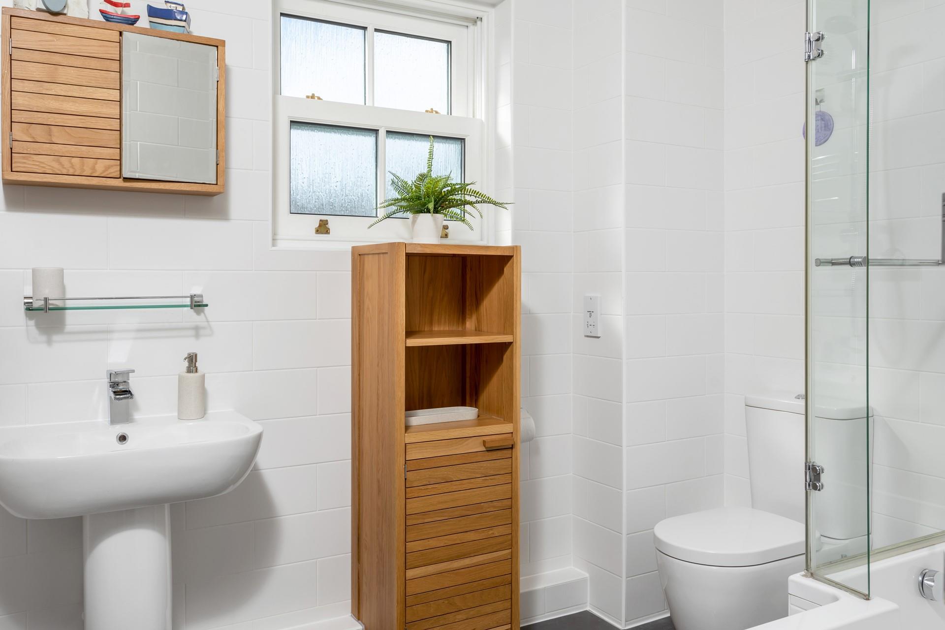 Start your day right with a hot shower.