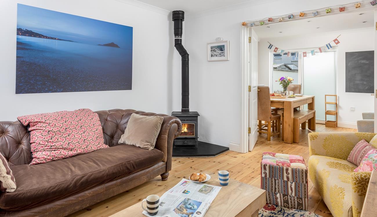 Light the woodburner and listen to crackle of the fire in the chilly winter months.