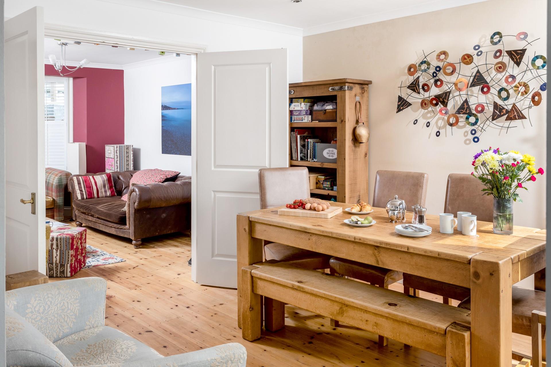 Sit around the dining table and spend time together as a family over meal times.