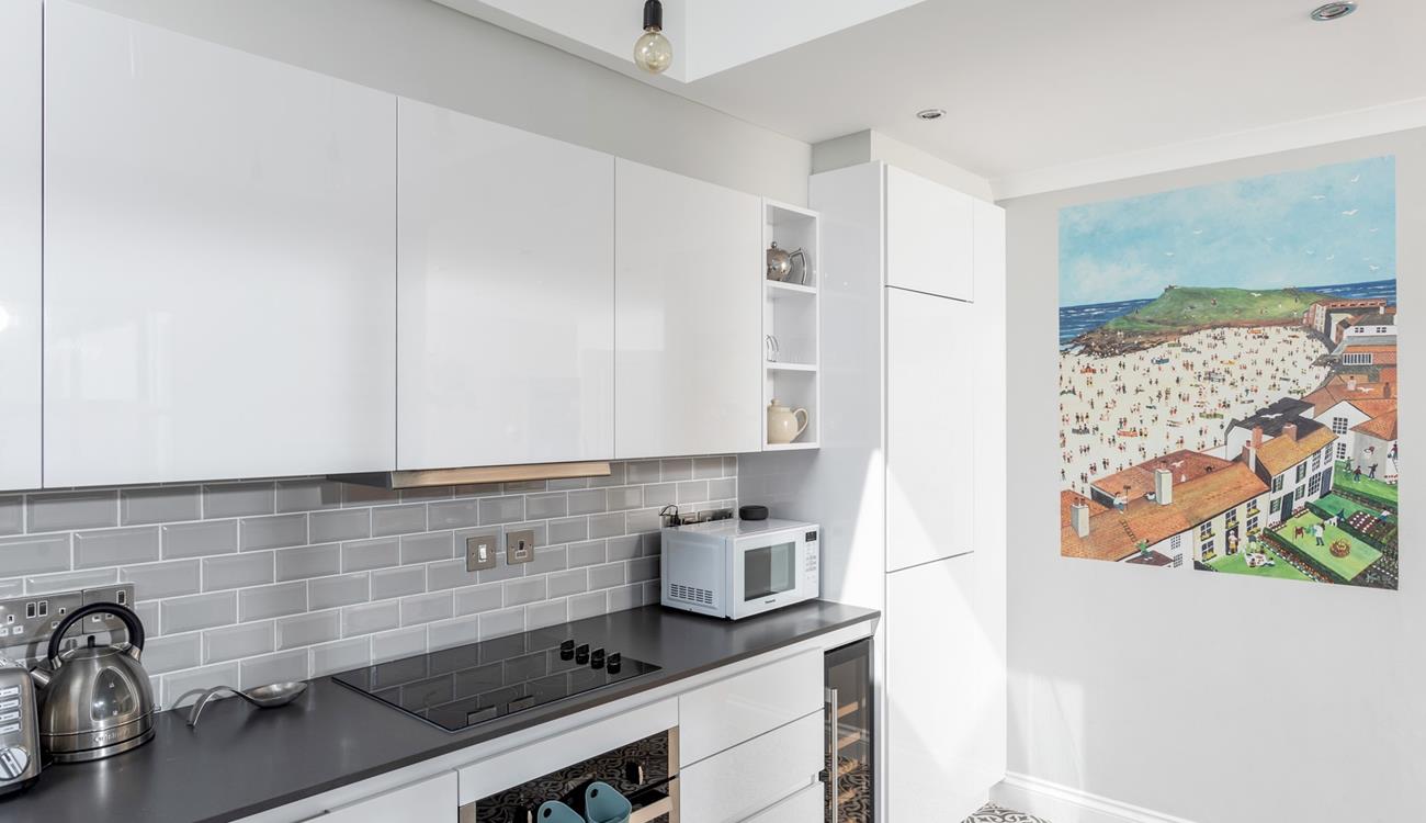 Local artwork creates a homely feel to the property.