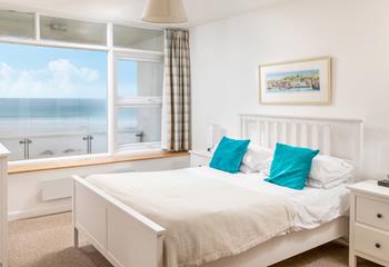 Enjoy sea views from the moment you wake up.