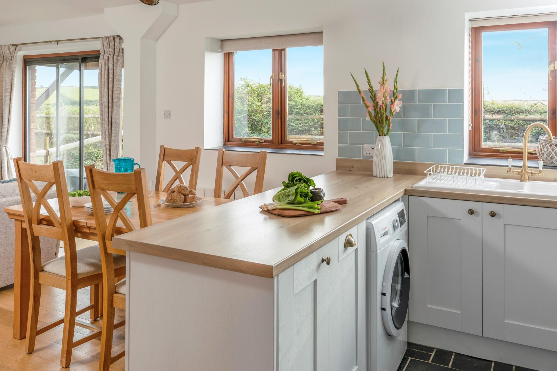 The kitchen/diner means you can choose to dine inside or al fresco!