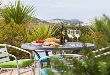 Take some delicious fresh bread and cheese outside to enjoy in the evening as the sun comes down over St Ives.