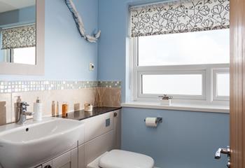 The bathroom is the perfect space for getting ready in the morning.