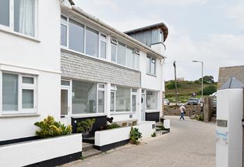 Spend the week unwinding and relaxing on Porthgwidden beach.