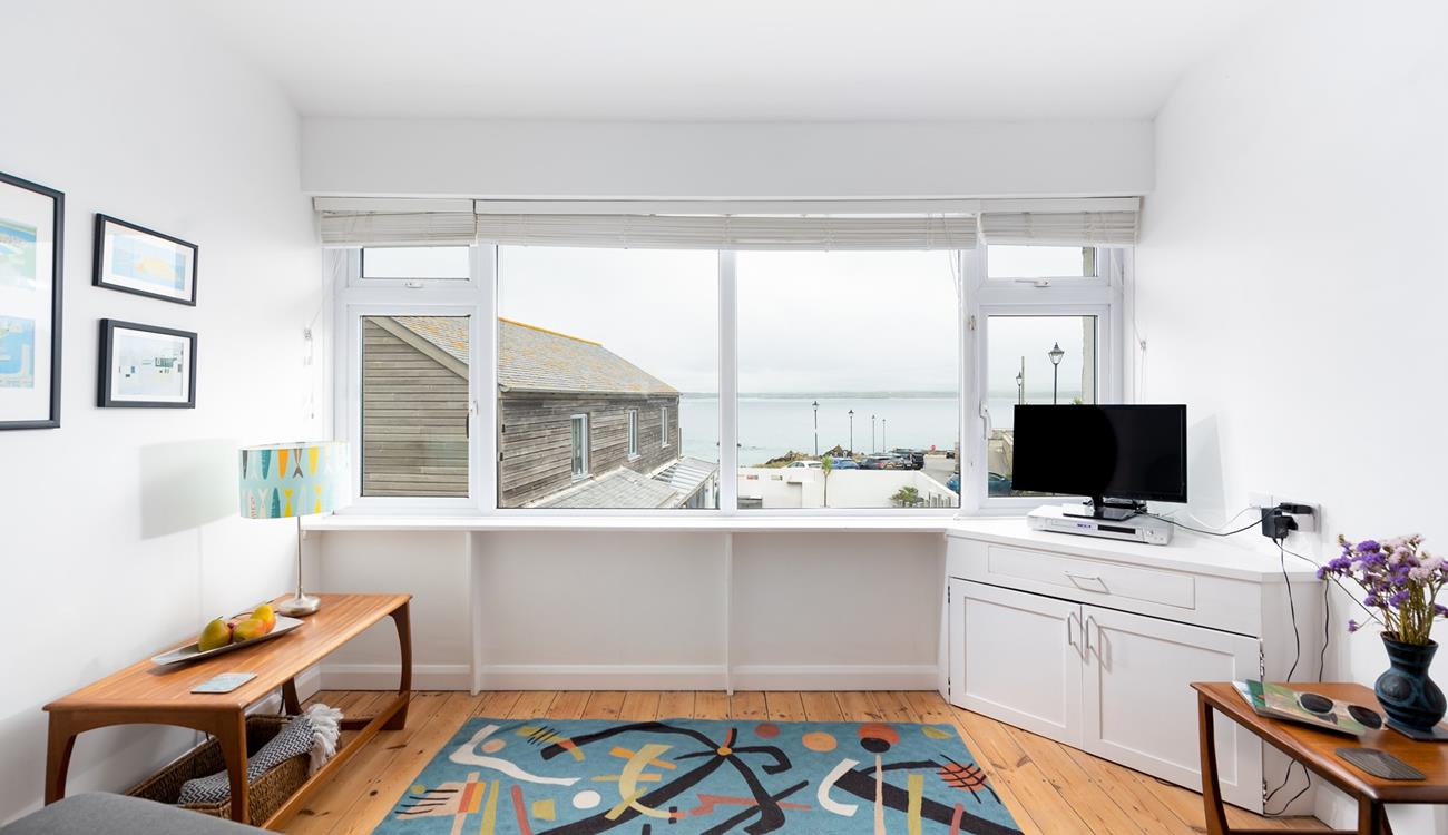Gaze out at the sea views from the comfort of your sitting room.