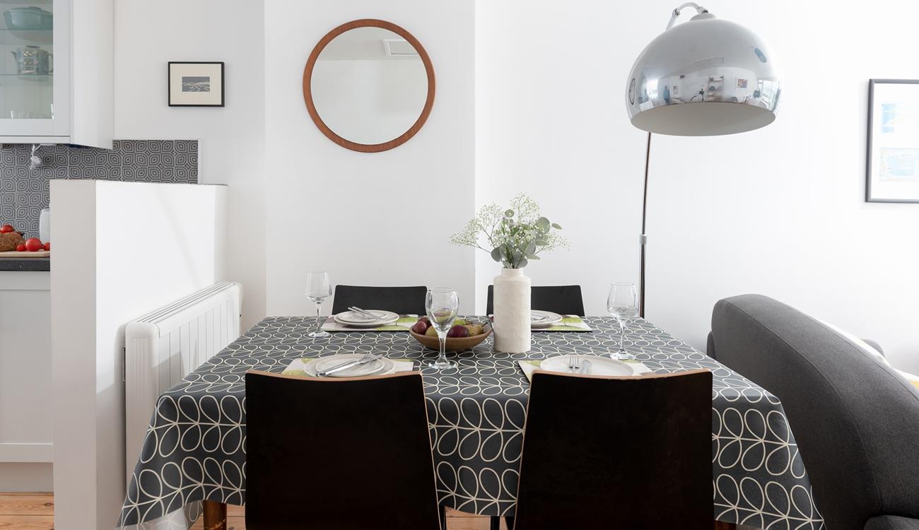 Rustle up a romantic meal for two and pop open a bottle of wine for a relaxing evening.