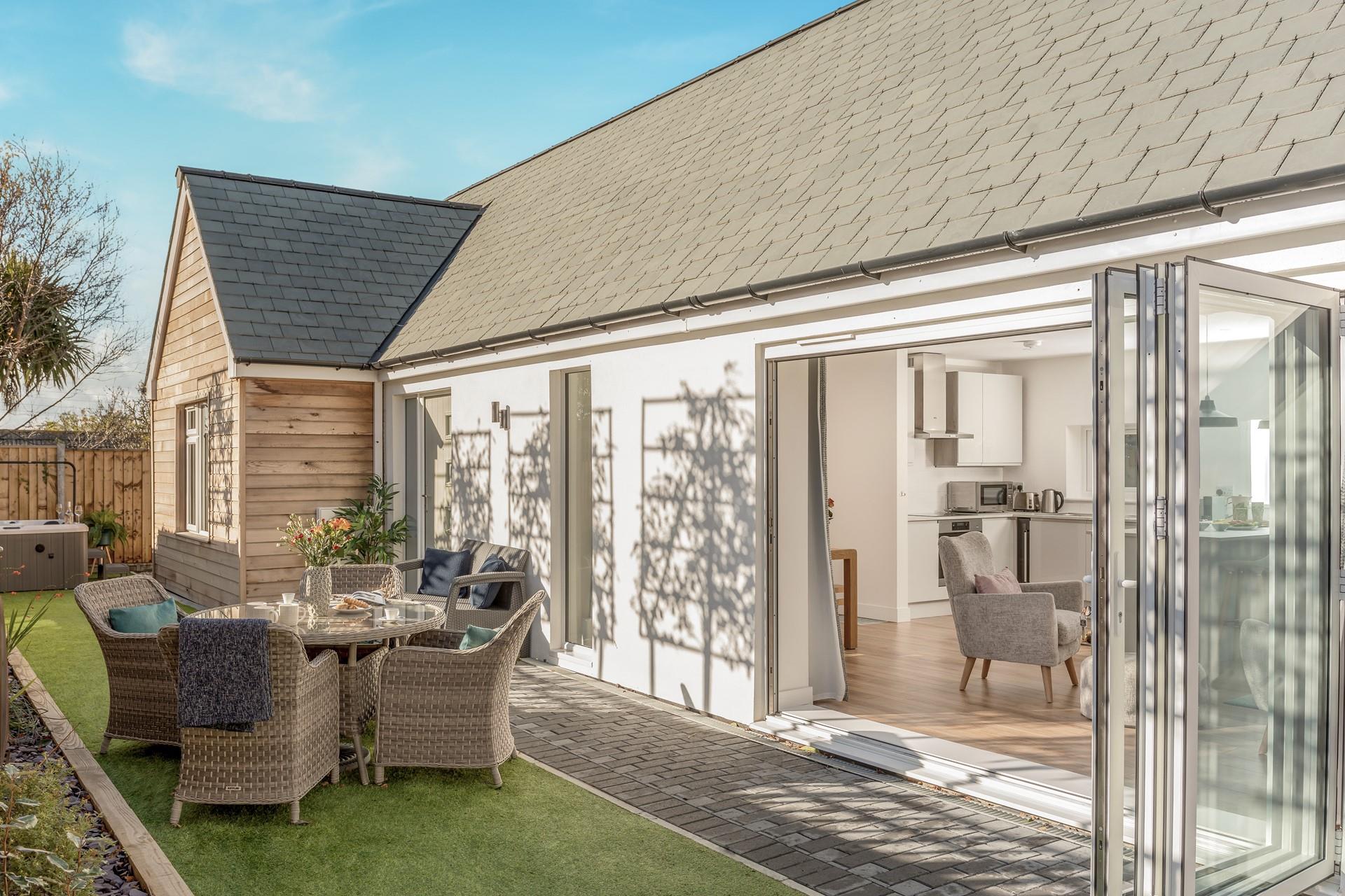 The Hideaway embraces indoor and outdoor living.