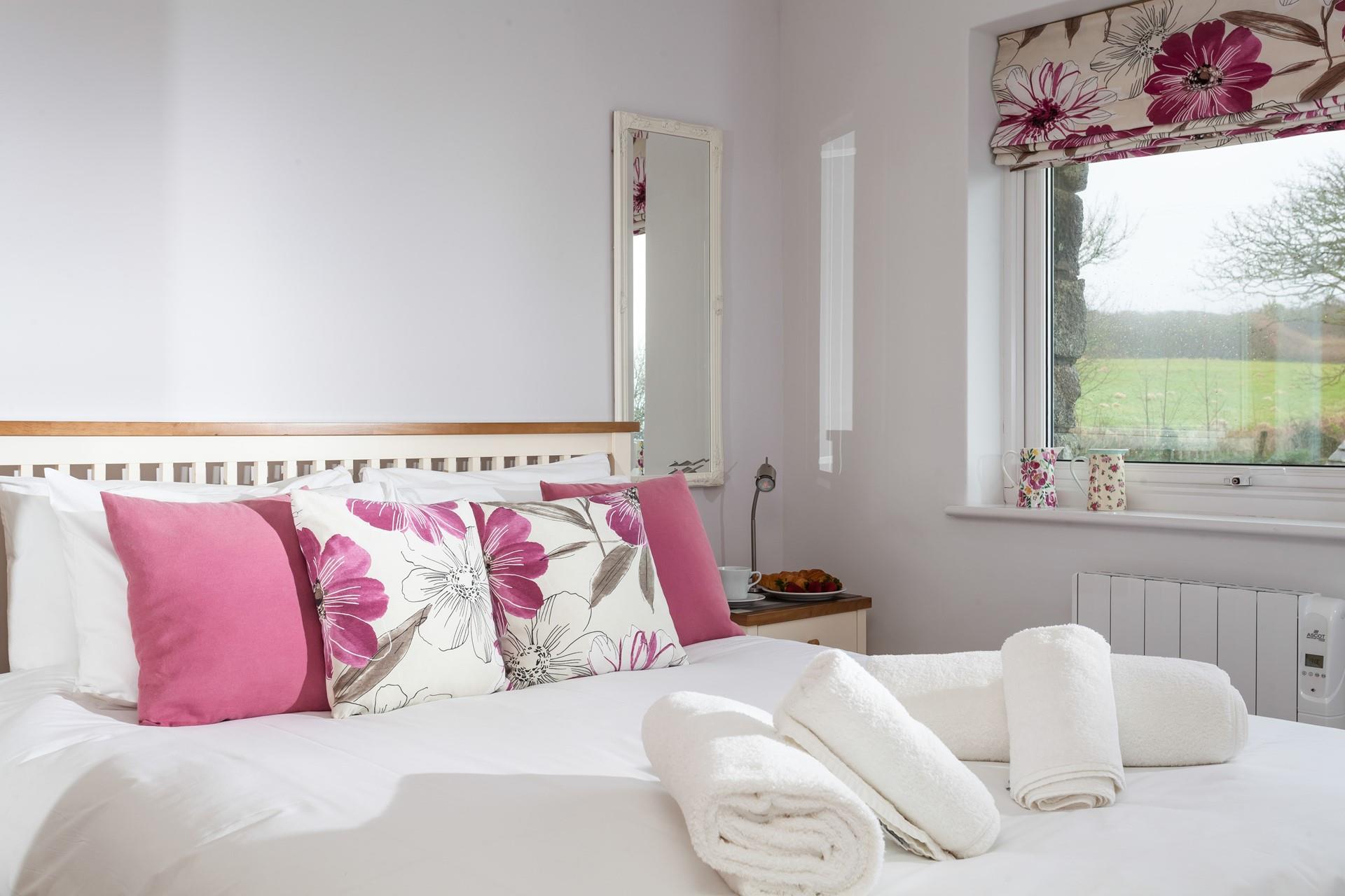 Plan your day over morning pastries bought from the nearby farm shop.