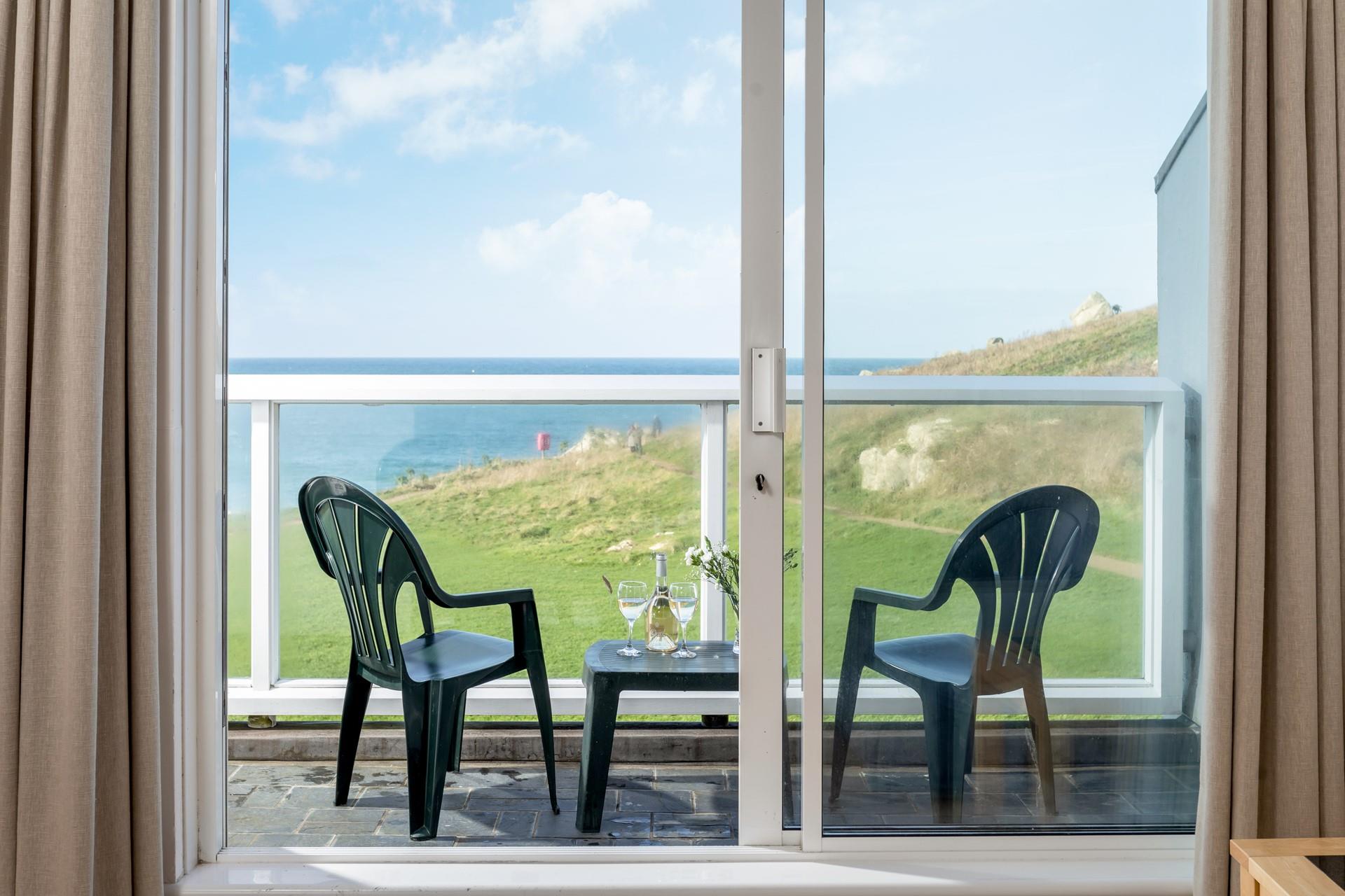 Look out over the golden sands of Porthmeor beach and escape from daily life.