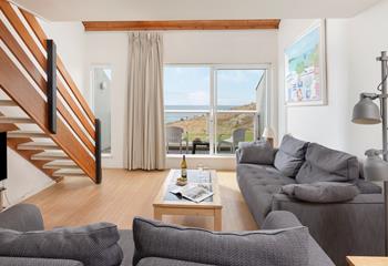 Relax and wave watch from the comfort of the sofa.