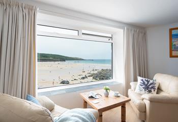 Watch the world go by from the comfort of your sofa with these stunning views of Porthmeor.