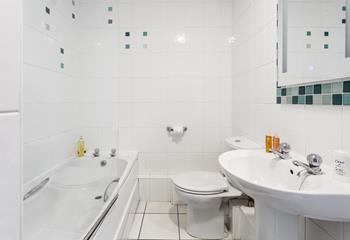 After a long day walking the coast path, come back and run yourself a relaxing bath to unwind.