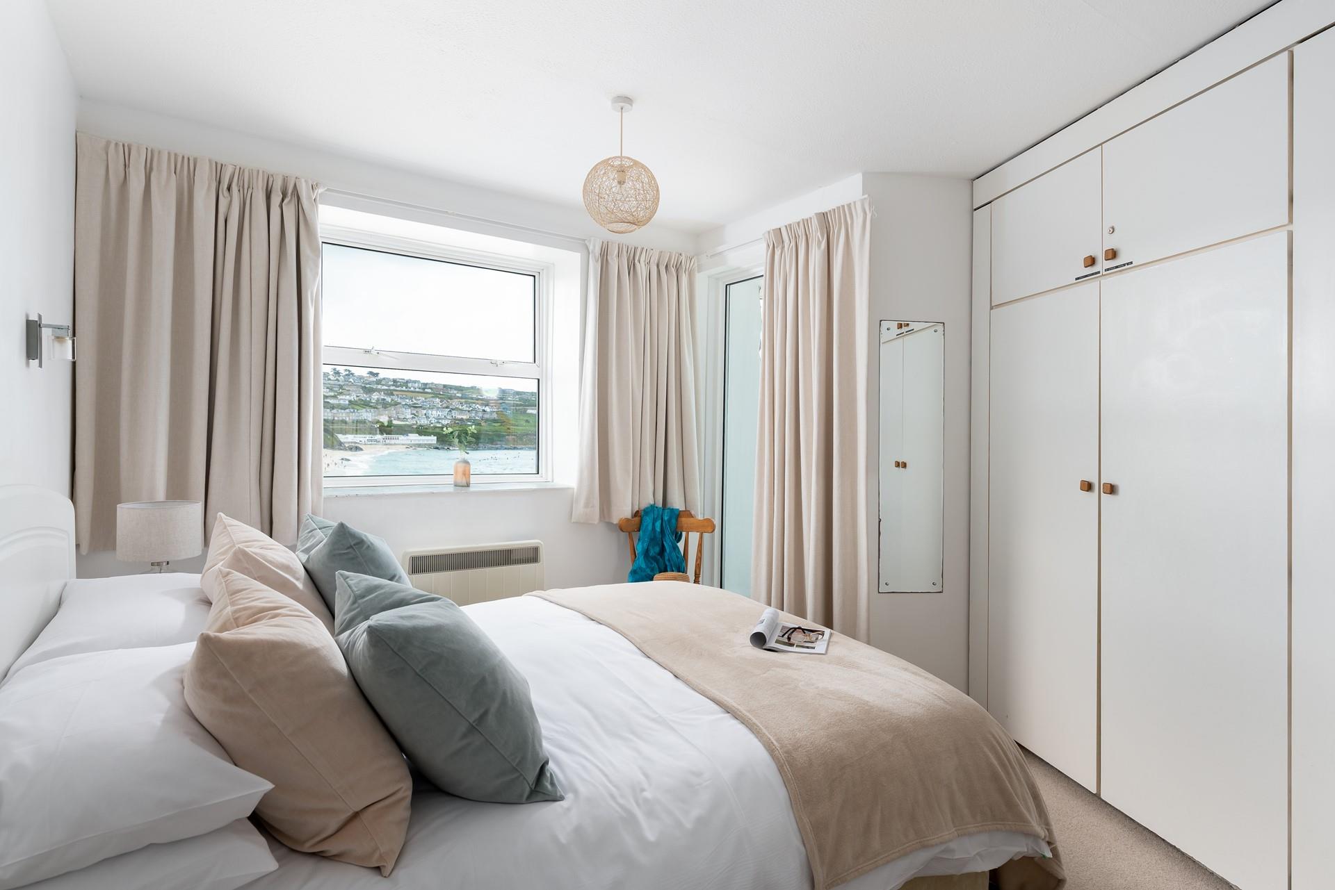 Watch the sun come down from the comfort of the bed before drifting into a peaceful night's sleep.