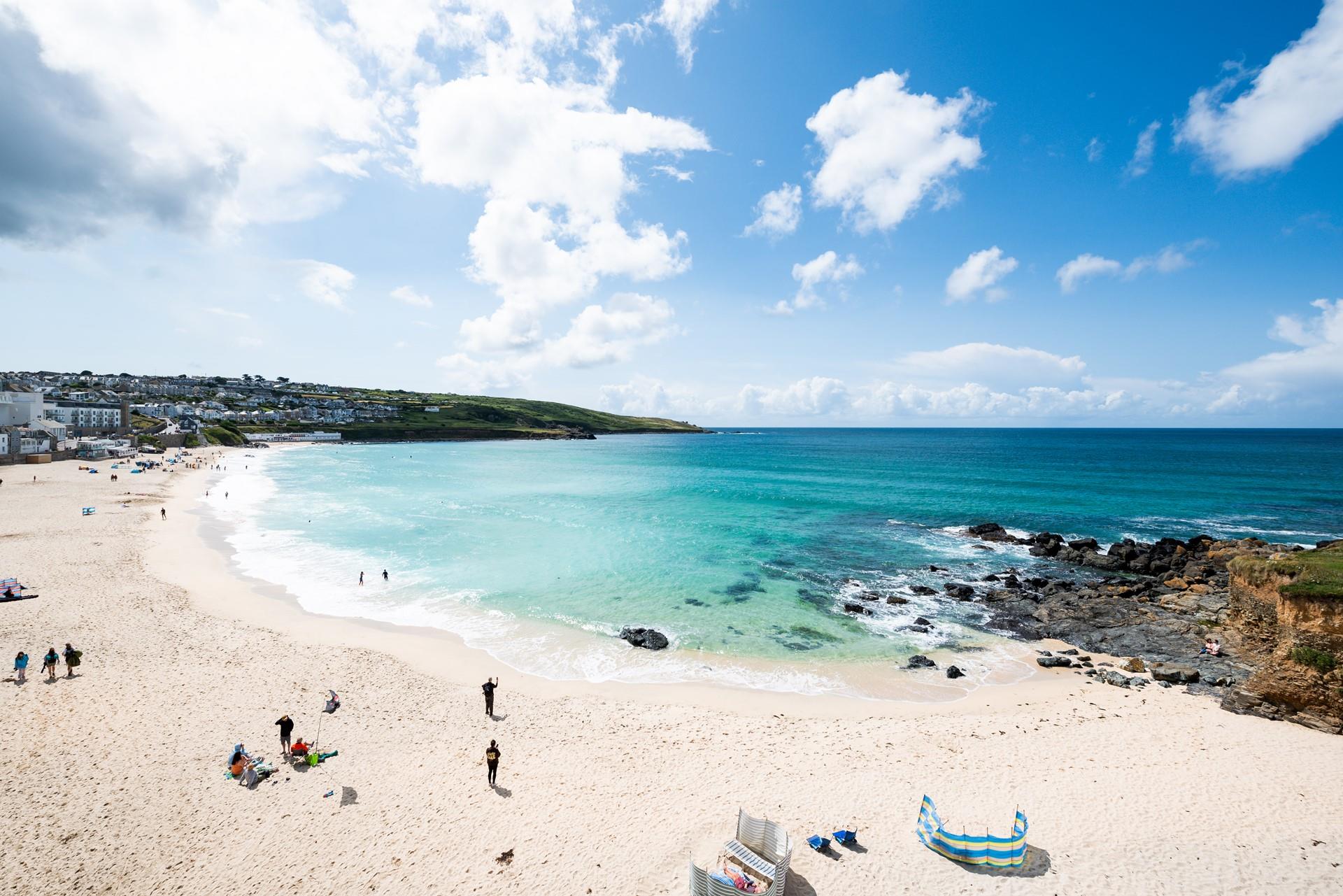 Beat the crowds and head down for an early morning dip.