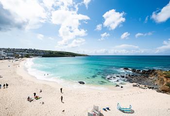 Beat the crowds and head down for an early morning dip.