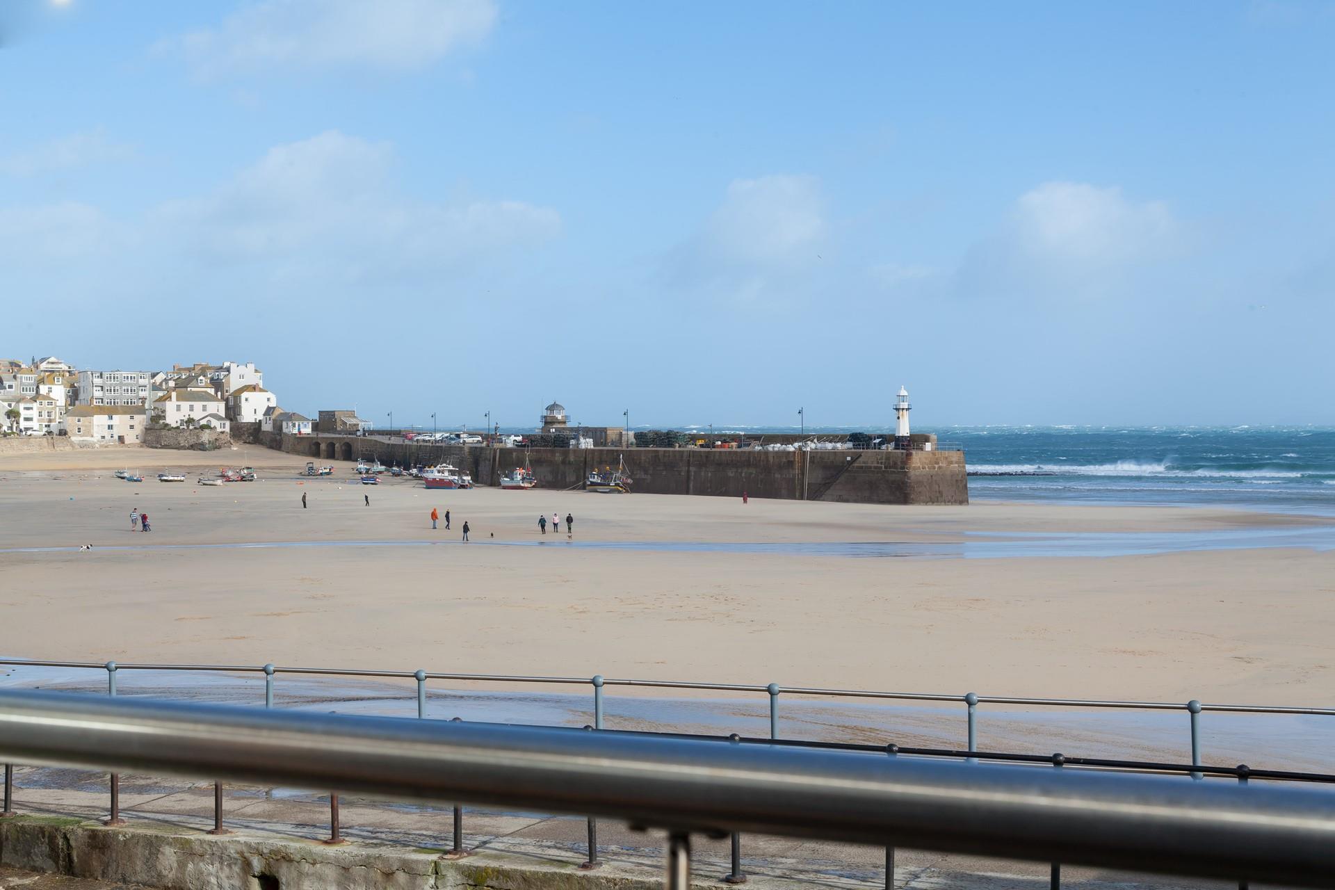 You are just steps away from the beautiful sandy beaches St Ives has to offer.