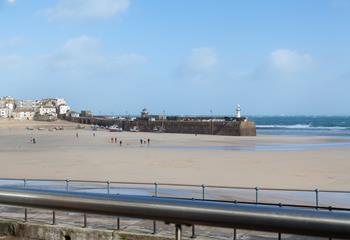 You are just steps away from the beautiful sandy beaches St Ives has to offer.