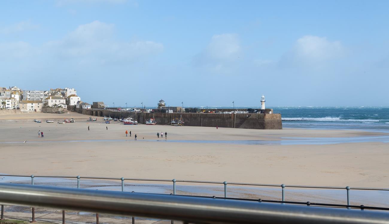 You are just steps away from the beautiful sandy beaches St Ives has to offer.